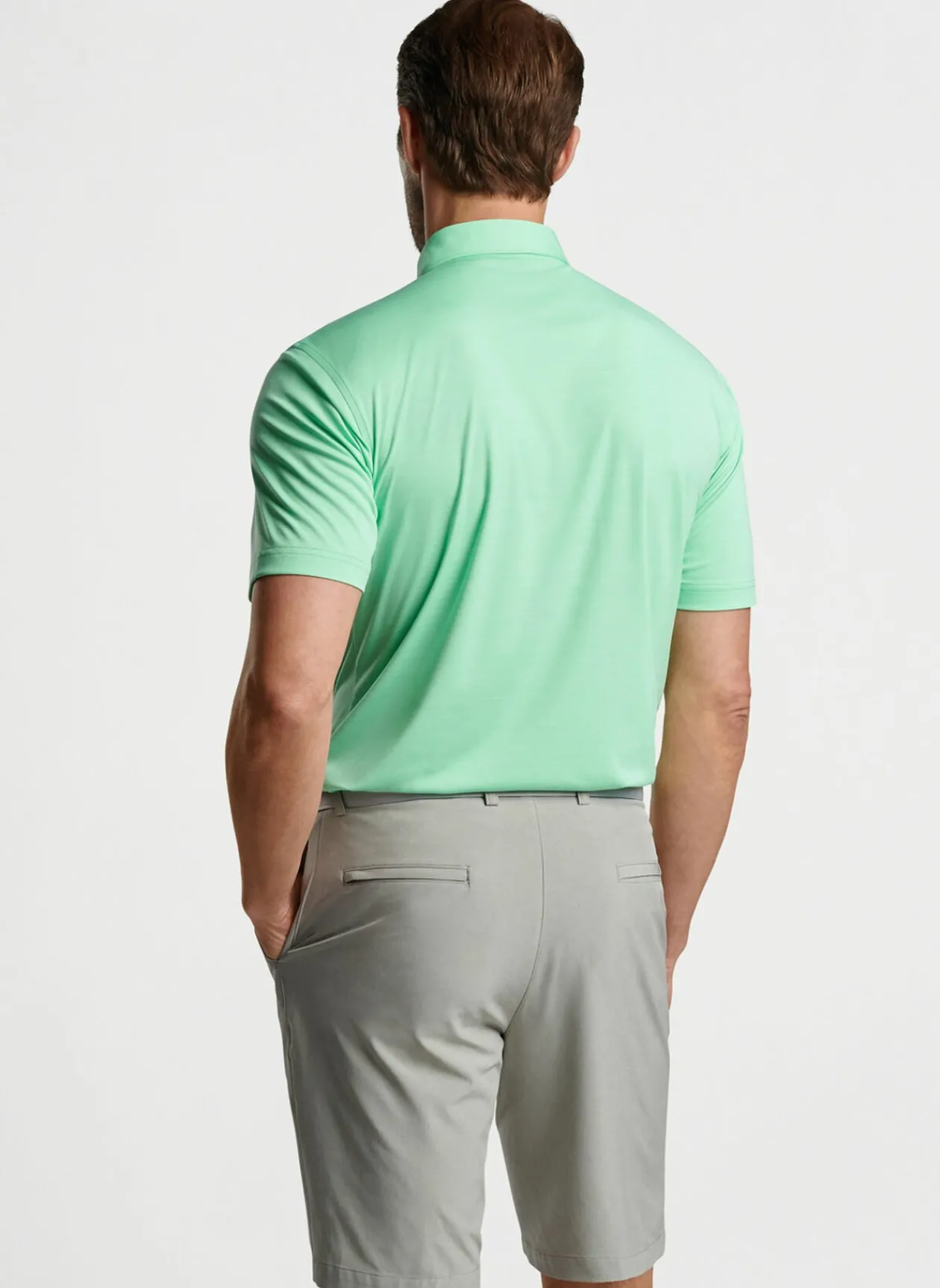 Peter Millar Sun Protection Apparel|Featherweight Performance Melange Polo