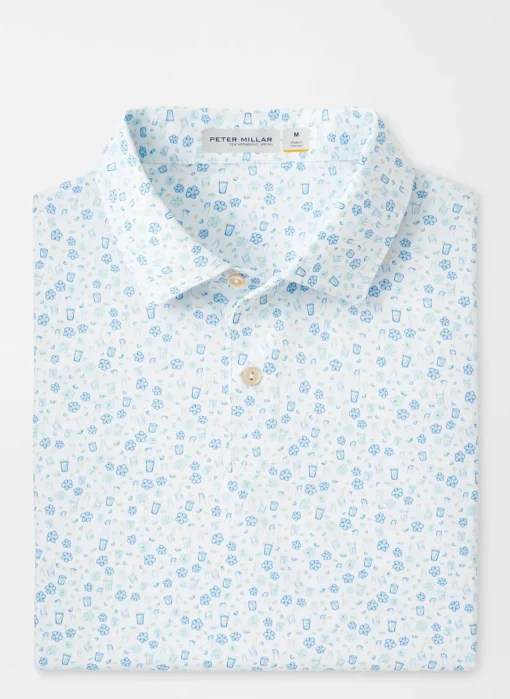 Peter Millar Sun Protection Apparel|Featherweight Performance Caipirinha Party Polo