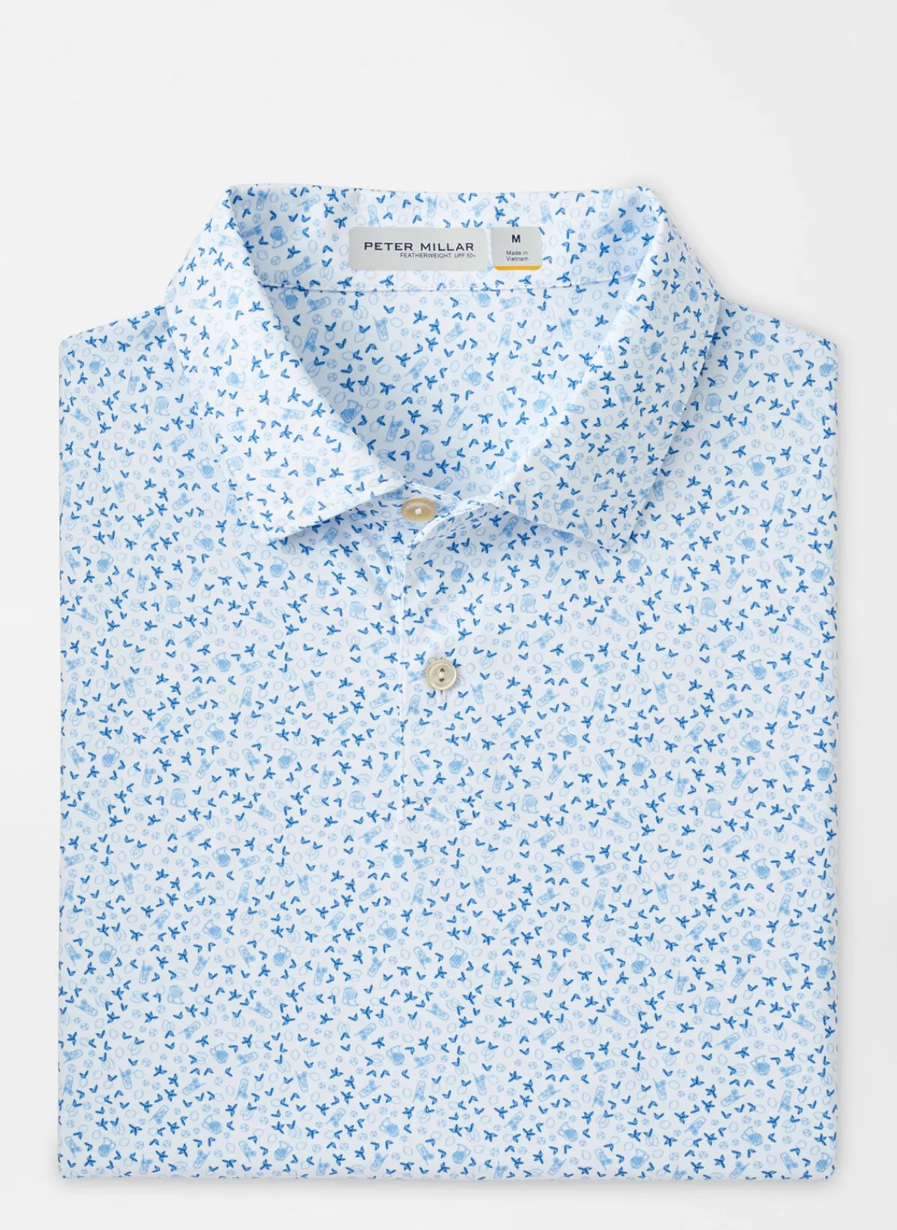 Peter Millar Sun Protection Apparel|Featherweight Performance When Life Gives You Lemons Polo