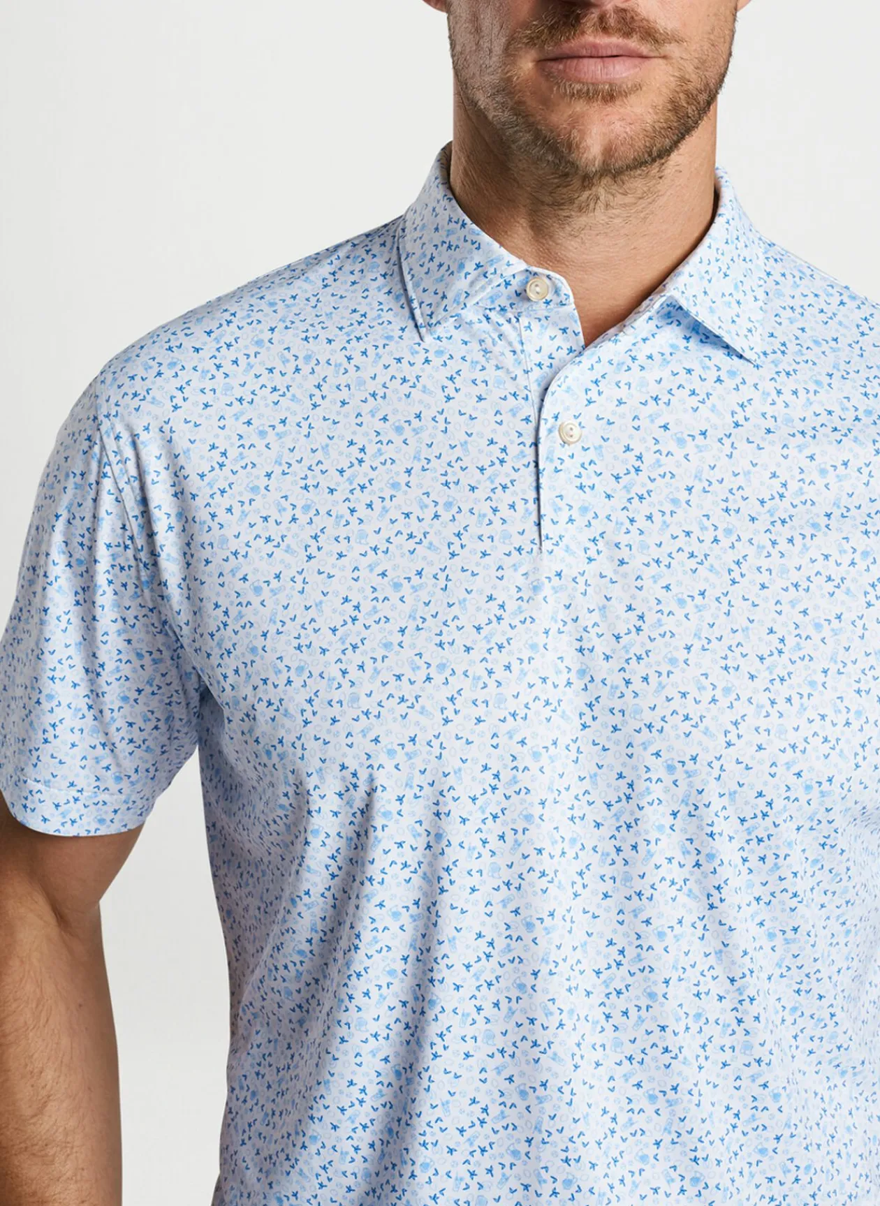 Peter Millar Sun Protection Apparel|Featherweight Performance When Life Gives You Lemons Polo