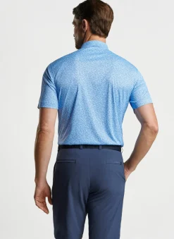 Peter Millar Sun Protection Apparel|Featherweight Performance Royal Flush Polo