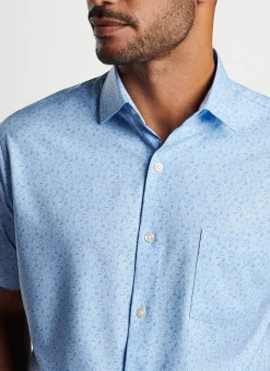 Peter Millar Sport Shirts|Feeling Koi Performance Poplin Sport Shirt