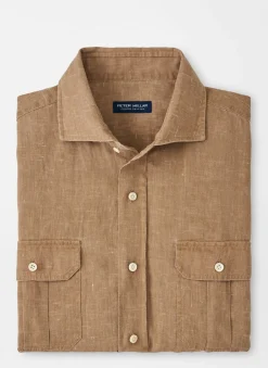 Peter Millar Sport Shirts|Florian Linen Sport Shirt