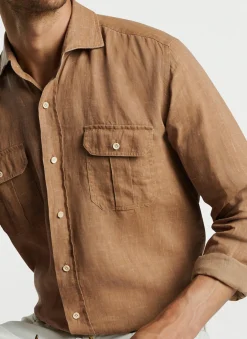 Peter Millar Sport Shirts|Florian Linen Sport Shirt