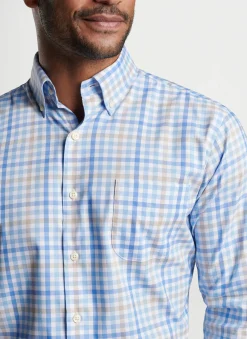 Peter Millar Sport Shirts|Freeport Crown Lite Cotton-Stretch Sport Shirt
