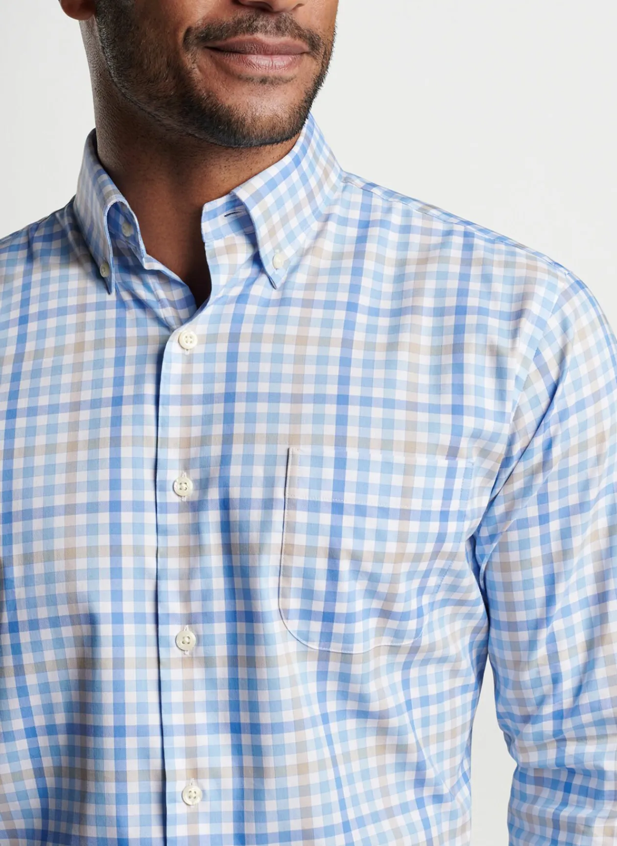 Peter Millar Sport Shirts|Freeport Crown Lite Cotton-Stretch Sport Shirt