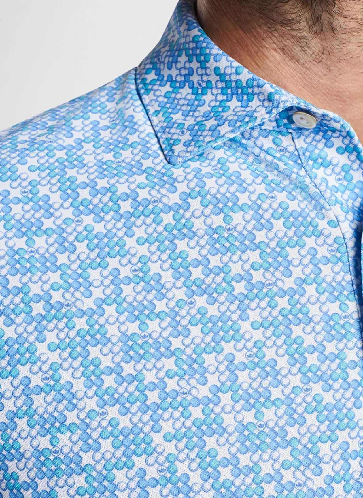 Peter Millar Sun Protection Apparel|Game Over Performance Mesh Polo