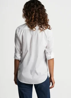 Peter Millar Polos & Shirts|Garment Dyed Button Up Blouse