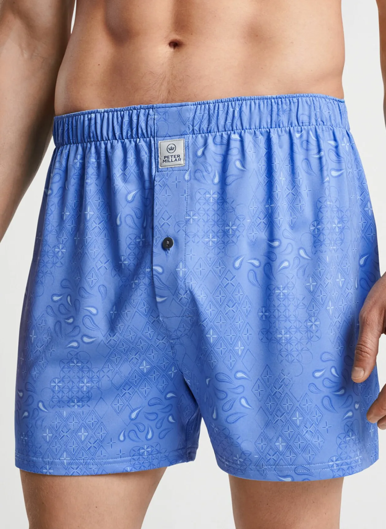 Peter Millar Boxers|Geo Paisley Performance Boxer Short