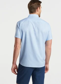Peter Millar Sport Shirts|Geo Petals Performance Poplin Sport Shirt
