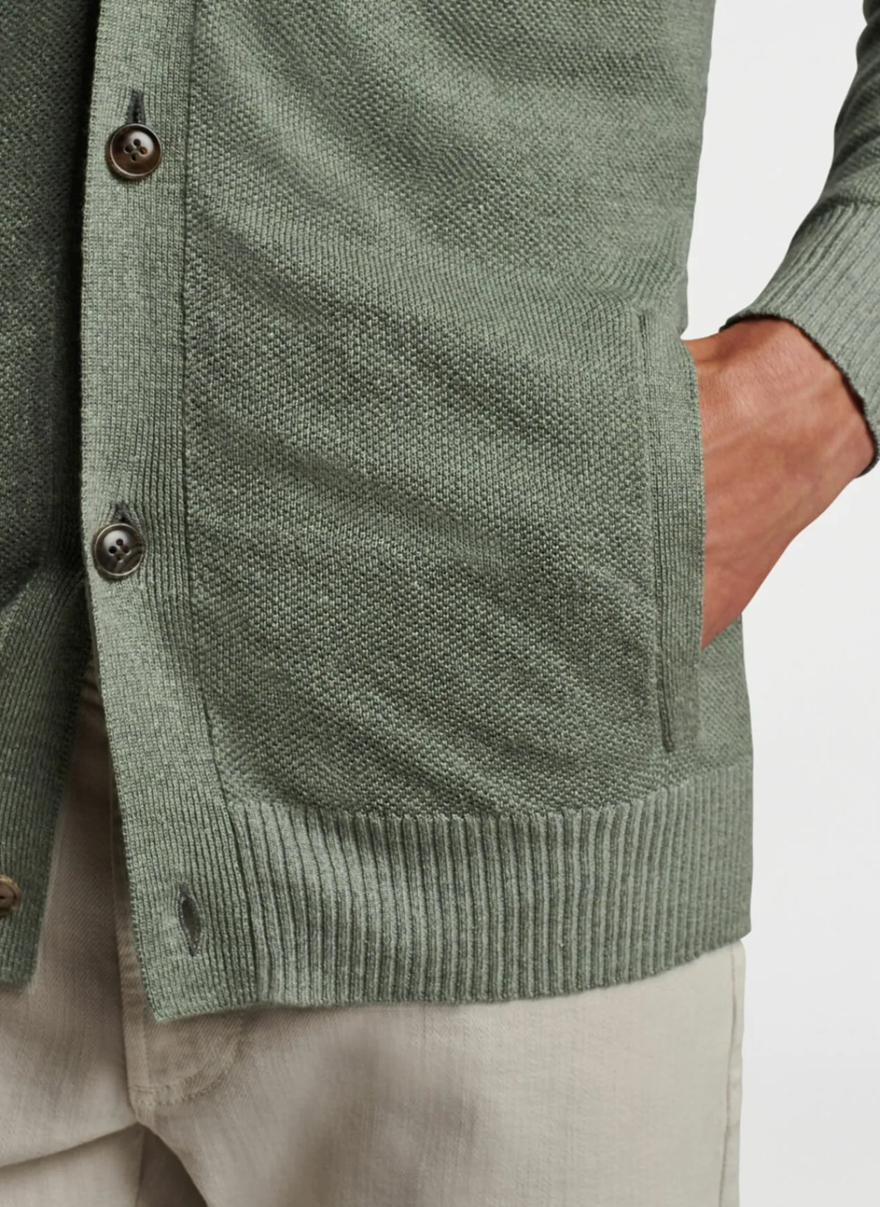 Peter Millar Sweaters|Glasgow Button Front Sweater