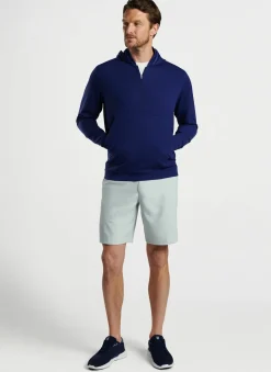 Peter Millar Pullovers & Hoodies|Grid Performance Half-Zip Hoodie