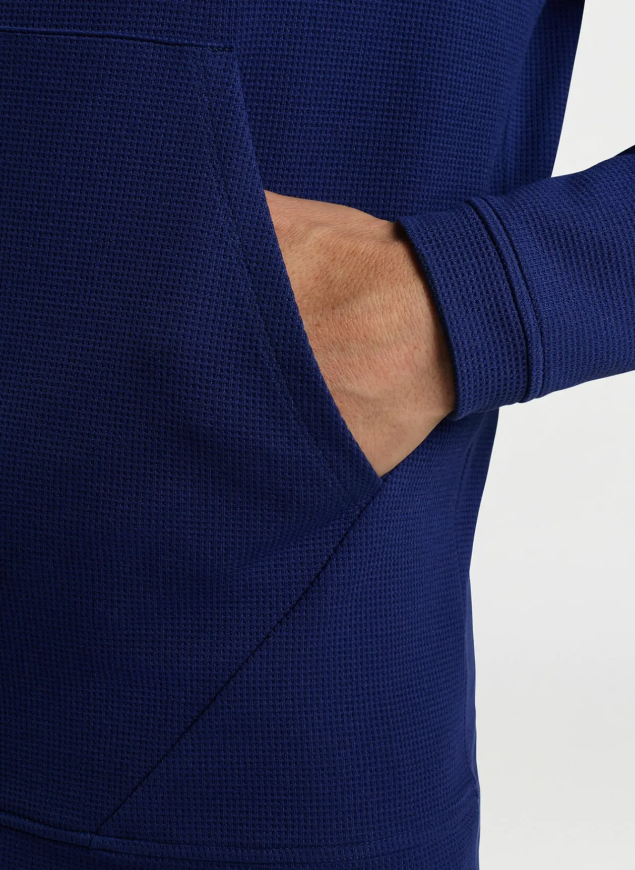Peter Millar Pullovers & Hoodies|Grid Performance Half-Zip Hoodie