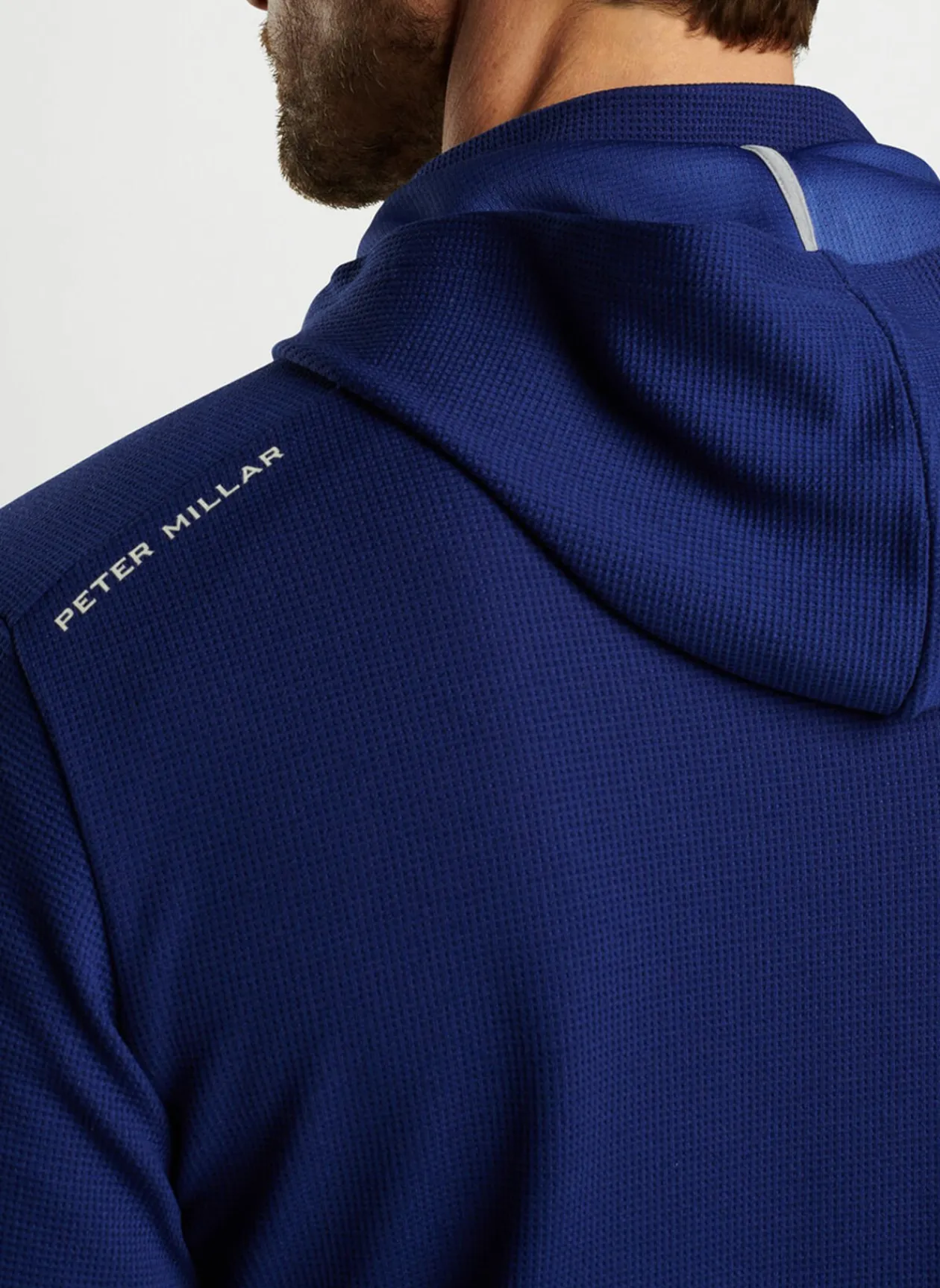 Peter Millar Pullovers & Hoodies|Grid Performance Half-Zip Hoodie