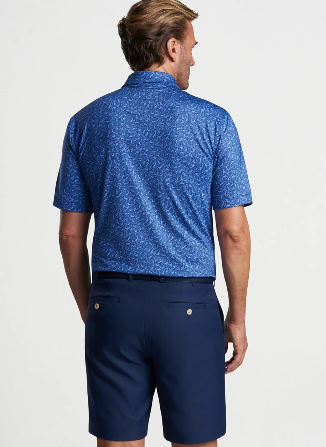 Peter Millar Sun Protection Apparel|Hammer Time Performance Jersey Polo