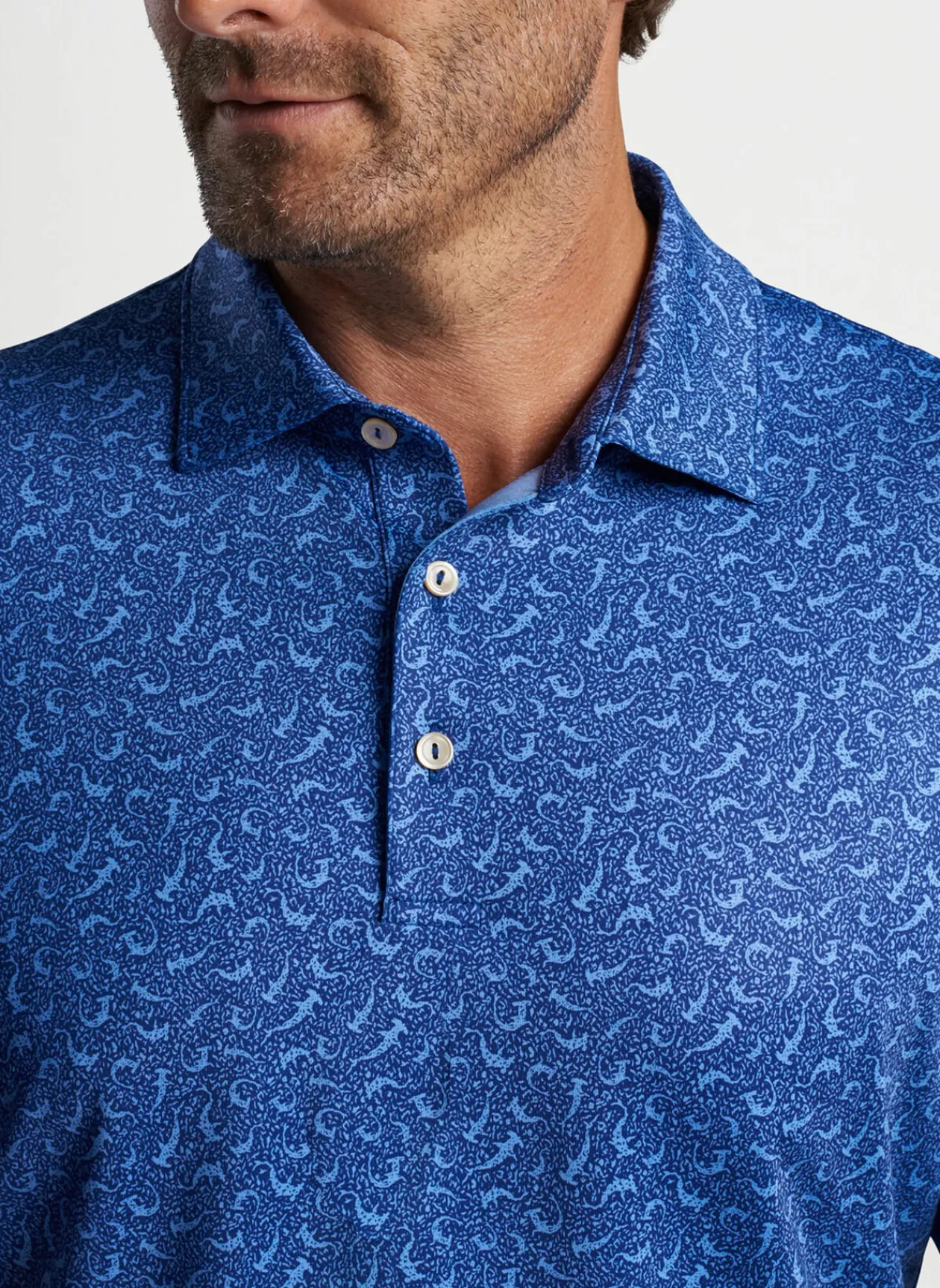 Peter Millar Sun Protection Apparel|Hammer Time Performance Jersey Polo