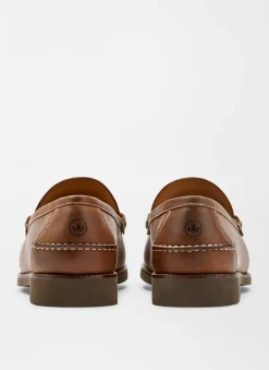 Peter Millar Loafers & Boots|Handsewn Leather Penny Loafer