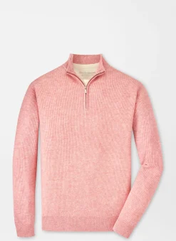 Peter Millar Pullovers & Hoodies|Harbour Cashmere Linen Quarter Zip