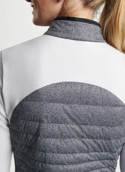 Peter Millar Women'S Golf Outerwear|Hexagons Print Merge Hybrid Jacket