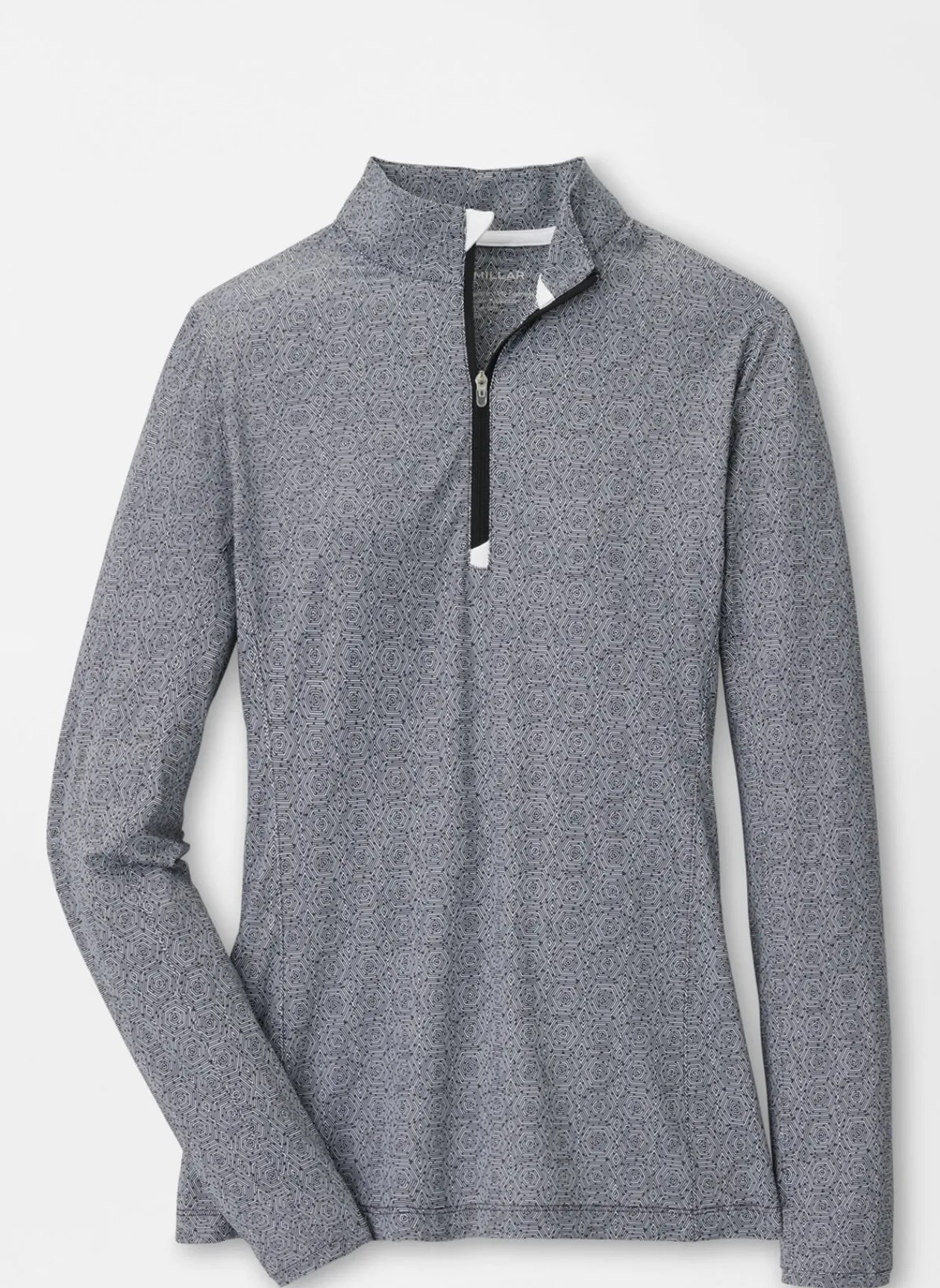 Peter Millar Pullovers & Layers|Hexagons Print Sun Shirt