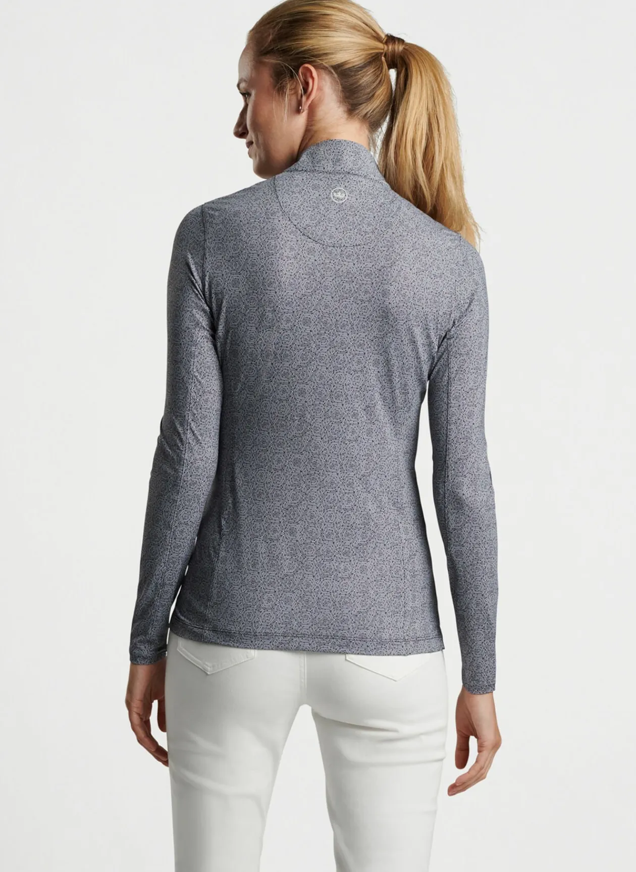 Peter Millar Pullovers & Layers|Hexagons Print Sun Shirt