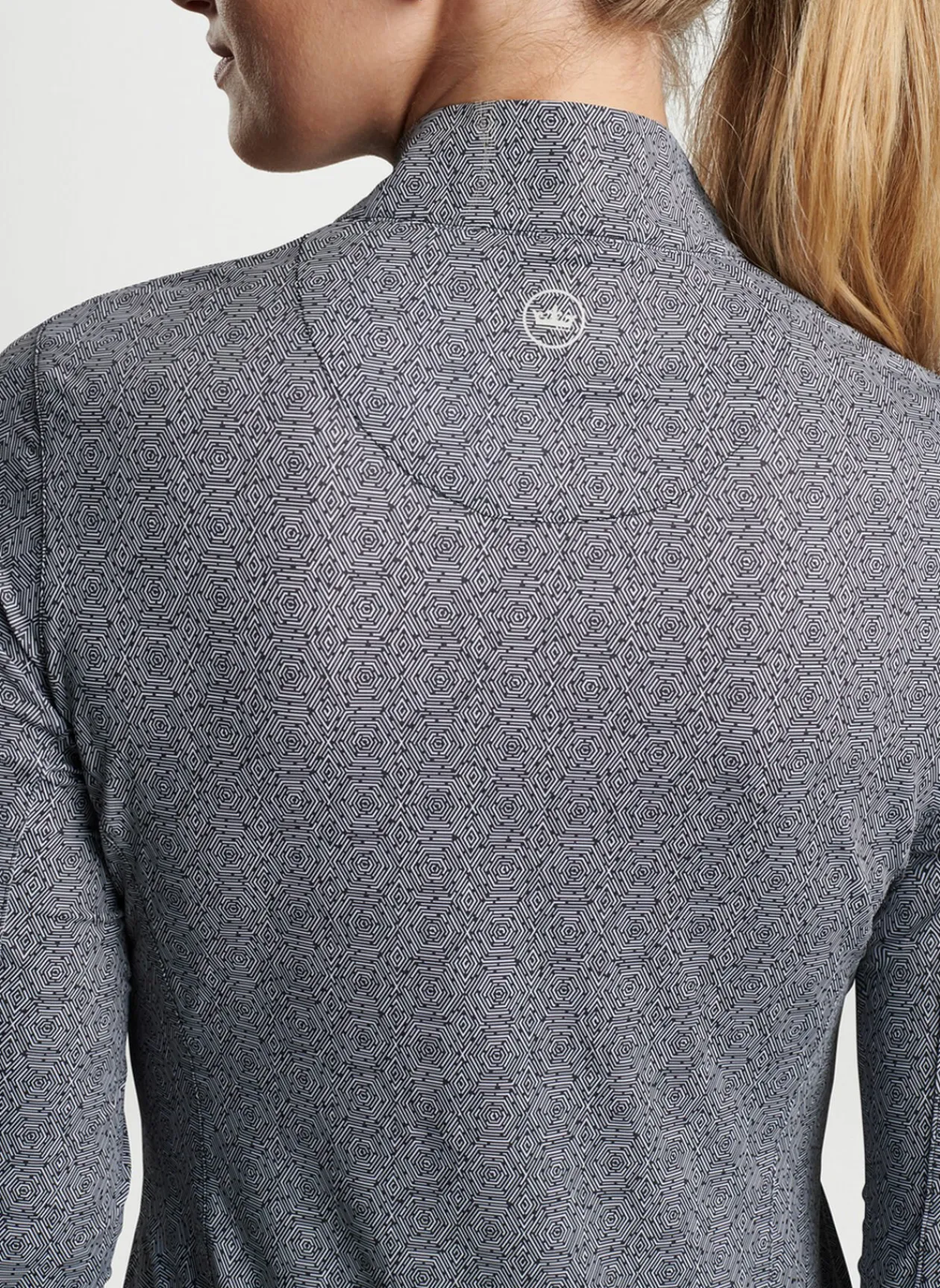 Peter Millar Pullovers & Layers|Hexagons Print Sun Shirt