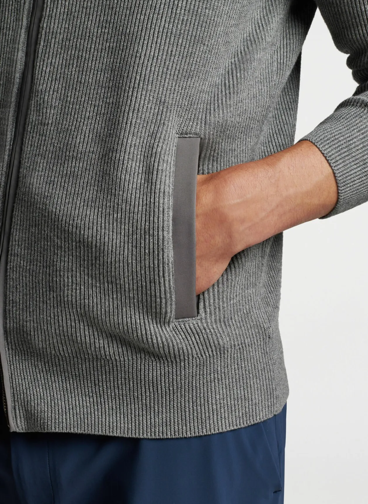 Peter Millar Sweaters|Holdridge Hybrid Full-Zip Cardigan