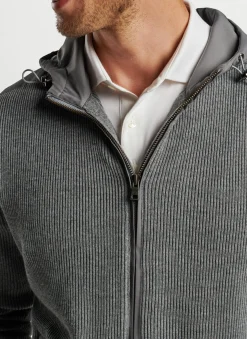 Peter Millar Sweaters|Holdridge Hybrid Full-Zip Cardigan
