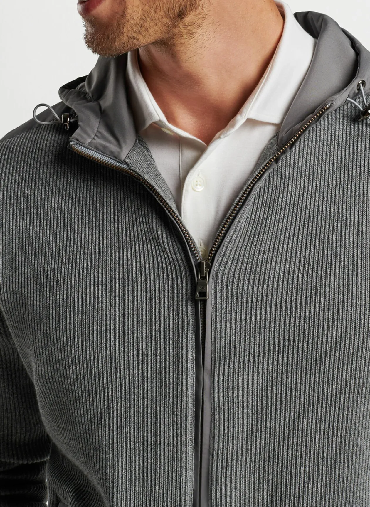 Peter Millar Sweaters|Holdridge Hybrid Full-Zip Cardigan