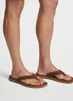 Peter Millar Casual Shoes|Hyperlight Slide Nubuck Flip Flop
