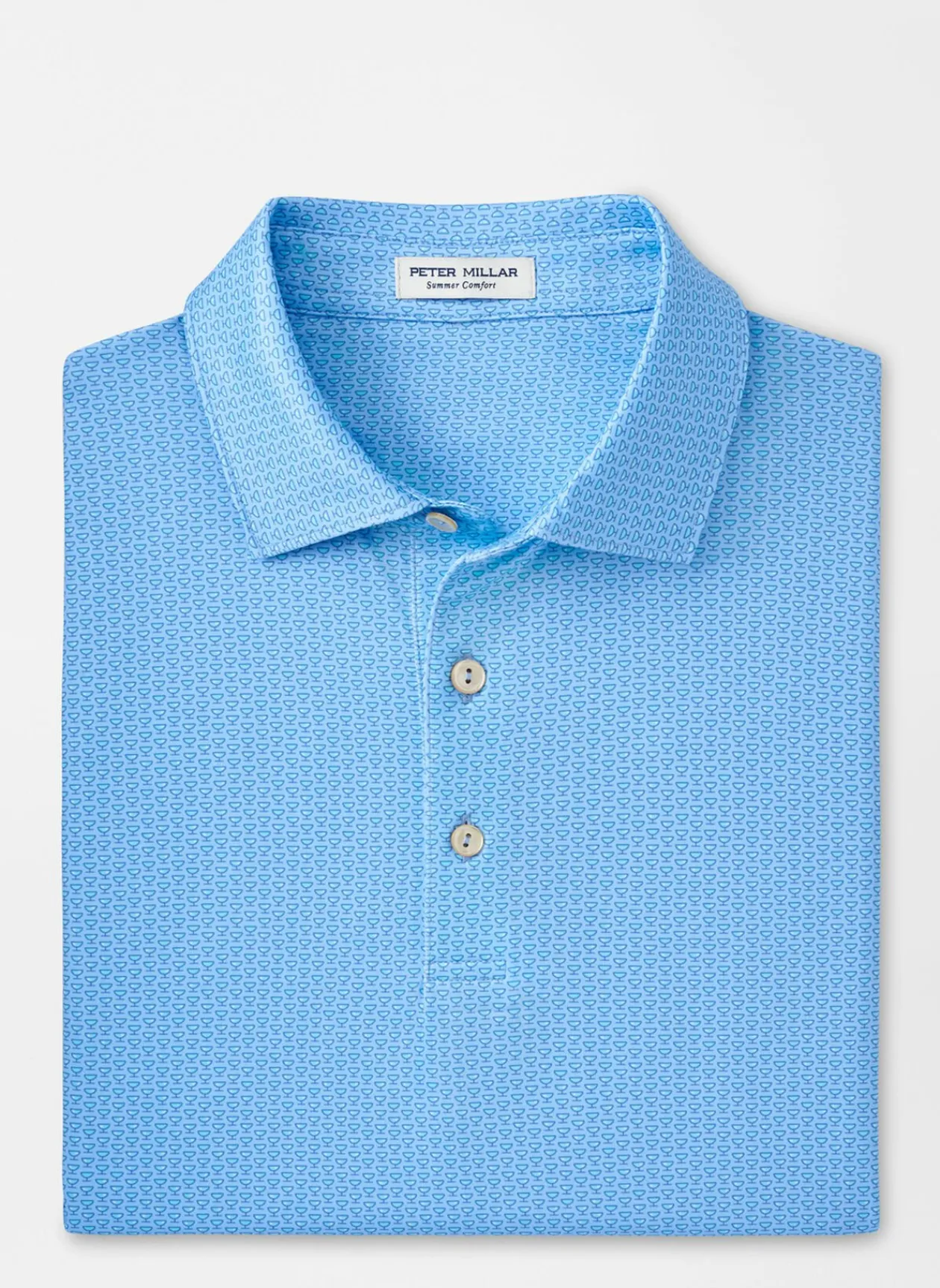 Peter Millar Sun Protection Apparel|I'Ll Have It Neat Performance Jersey Polo
