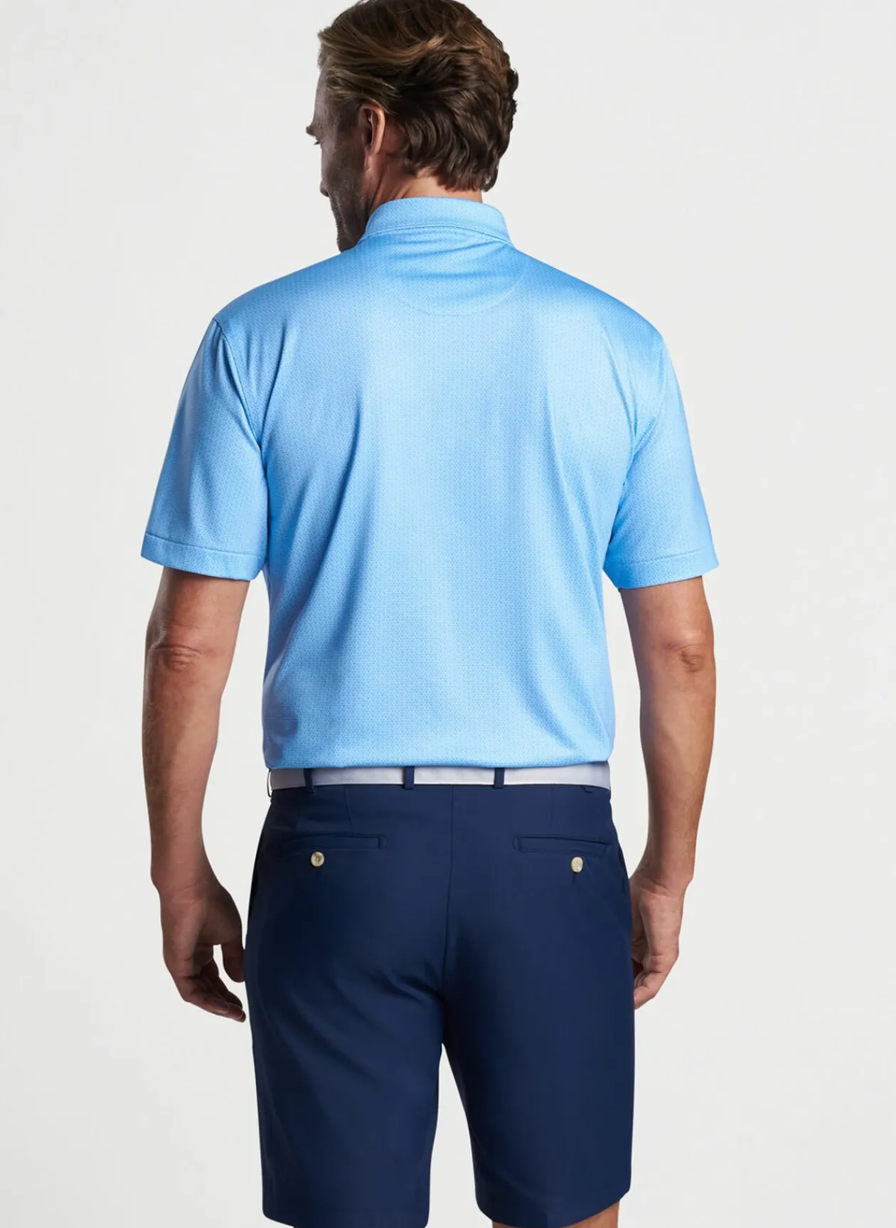 Peter Millar Sun Protection Apparel|I'Ll Have It Neat Performance Jersey Polo