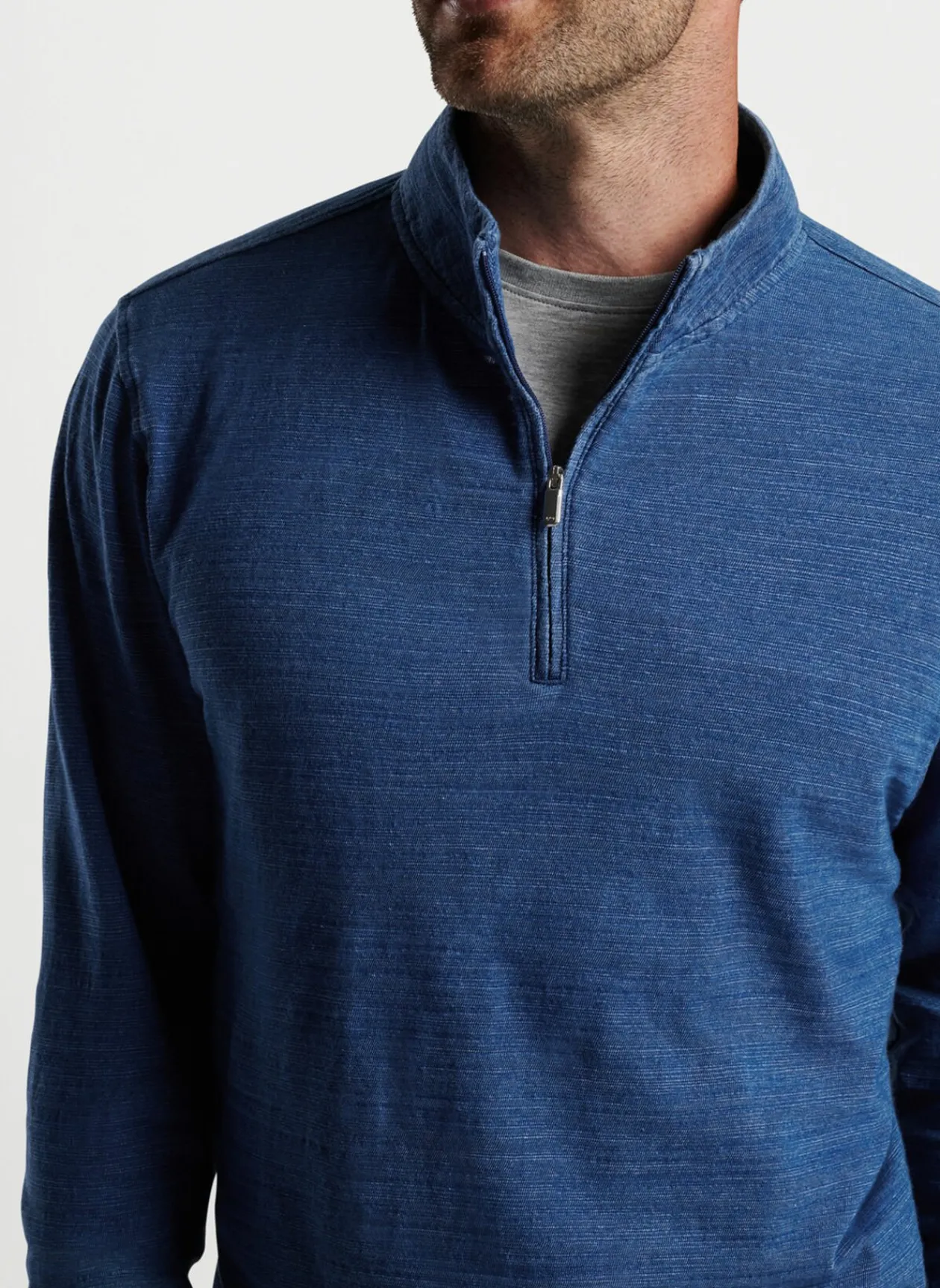 Peter Millar Pullovers & Hoodies|Indigo Knit Quarter-Zip