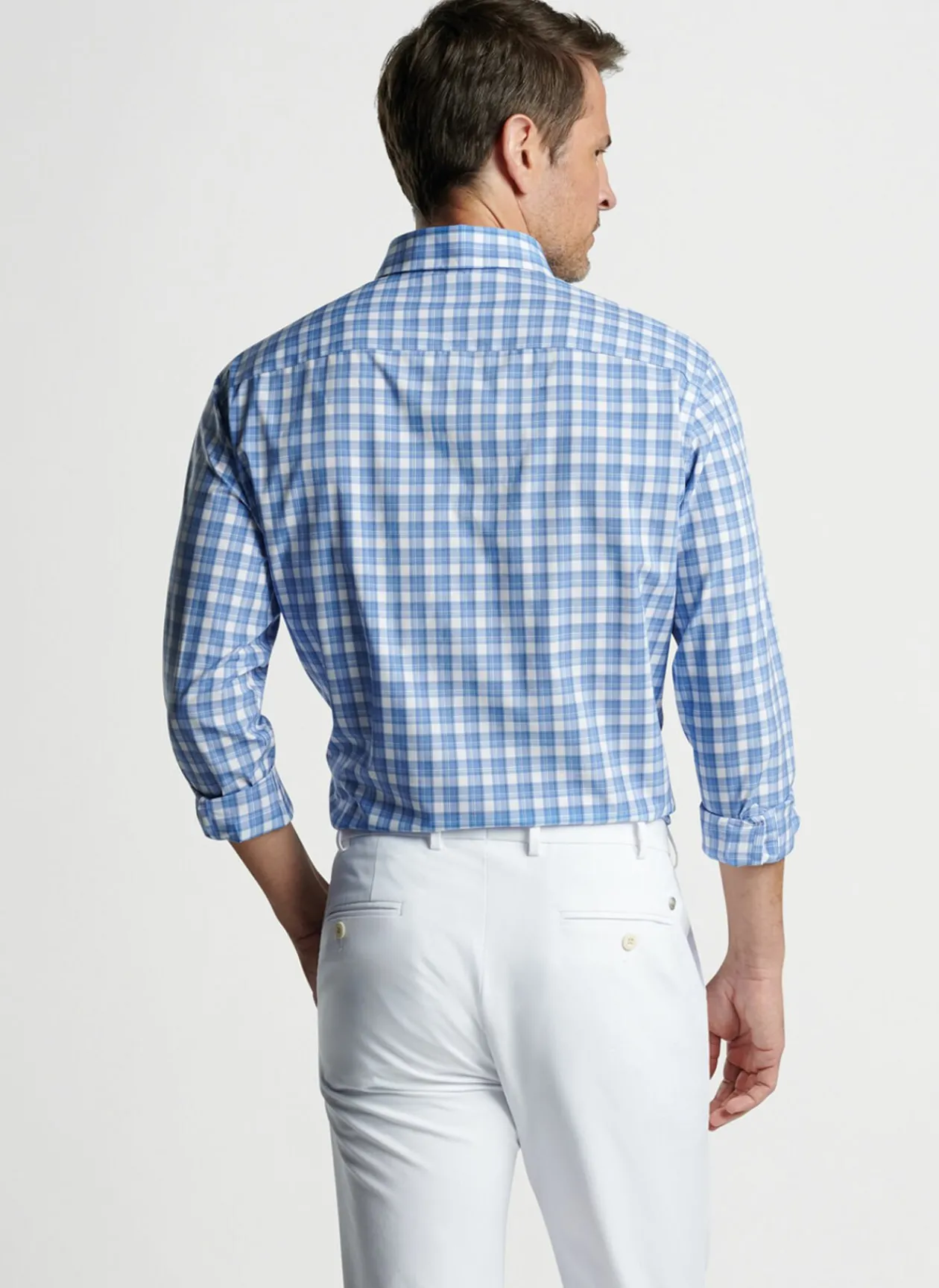 Peter Millar Sport Shirts|Joplin Performance Poplin Sport Shirt