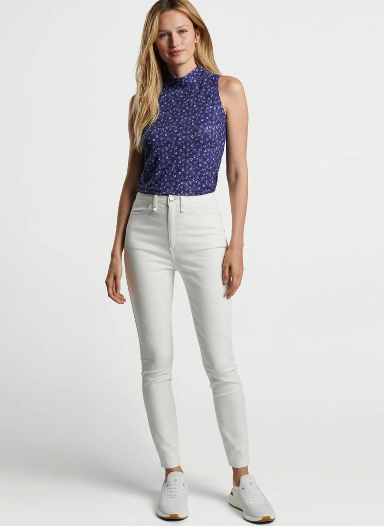 Peter Millar Pants|Karlie Stretch Sateen High Rise Pant