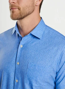 Peter Millar Sport Shirts|Kayaks Performance Poplin Sport Shirt