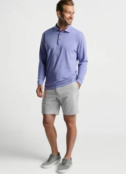 Peter Millar Polos|Lava Wash Long-Sleeve Polo