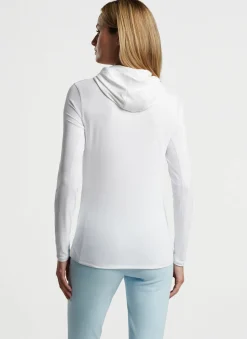 Peter Millar Pullovers & Layers|Lightweight Hooded Long-Sleeve Sun Shirt