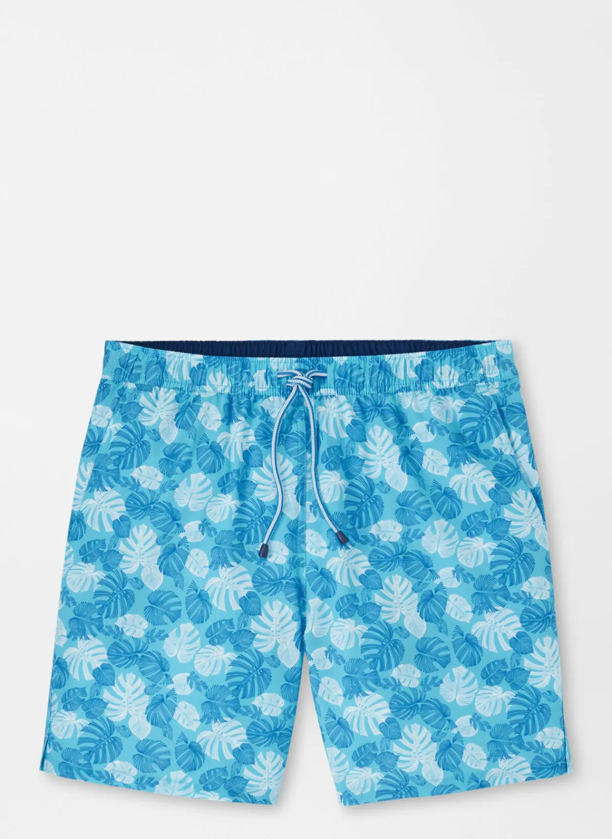 Peter Millar Swim Trunks|Linework Monstera Swim Trunk