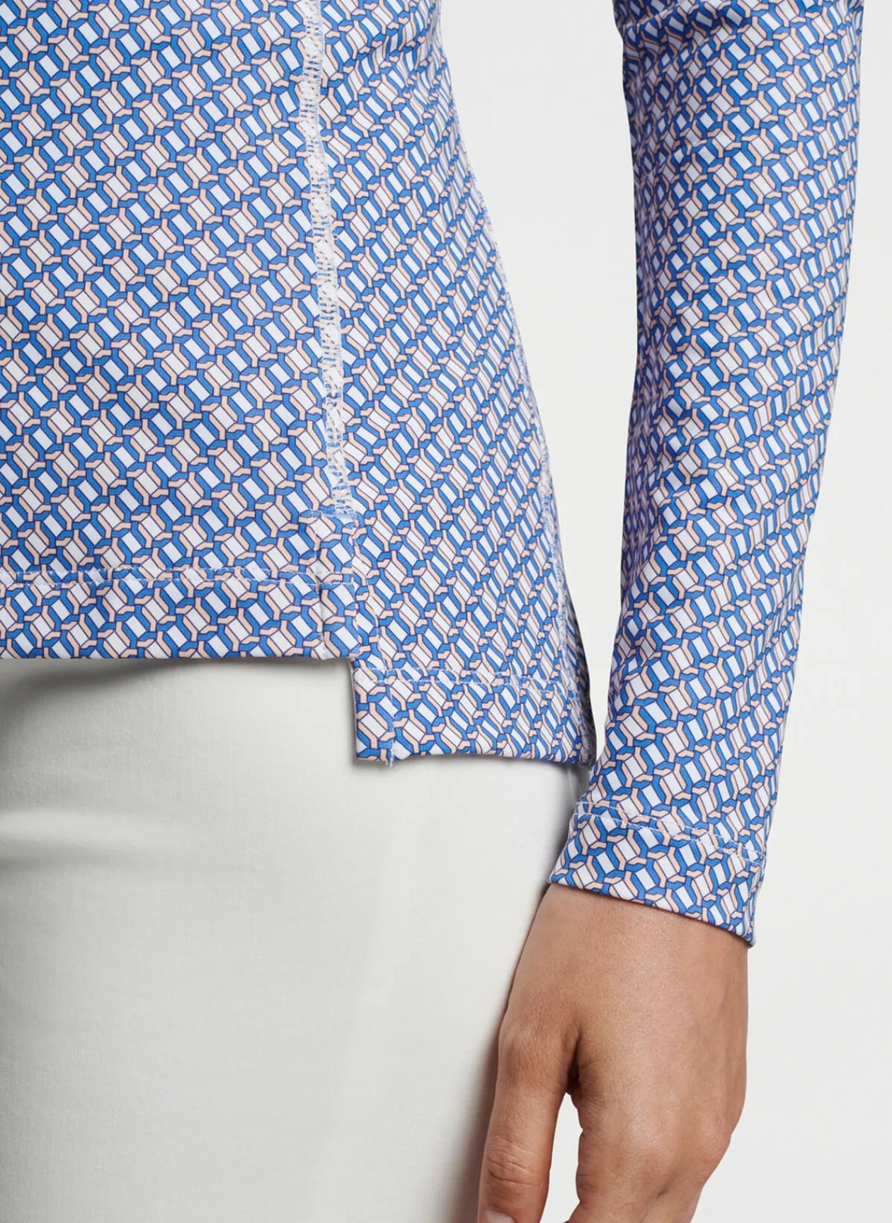 Peter Millar Pullovers & Layers|Links Print Raglan Sleeve Perth Layer