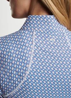 Peter Millar Pullovers & Layers|Links Print Raglan Sleeve Perth Layer