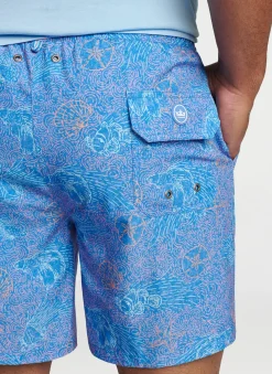 Peter Millar Swim Trunks|Making Waves Swim Trunk