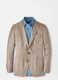 Peter Millar Sport Coats|Mason Windowpane Soft Jacket