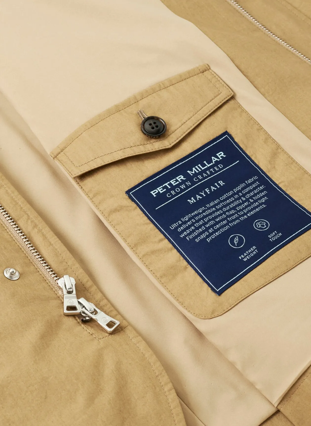 Peter Millar Jackets & Coats|Mayfair Zip Blazer