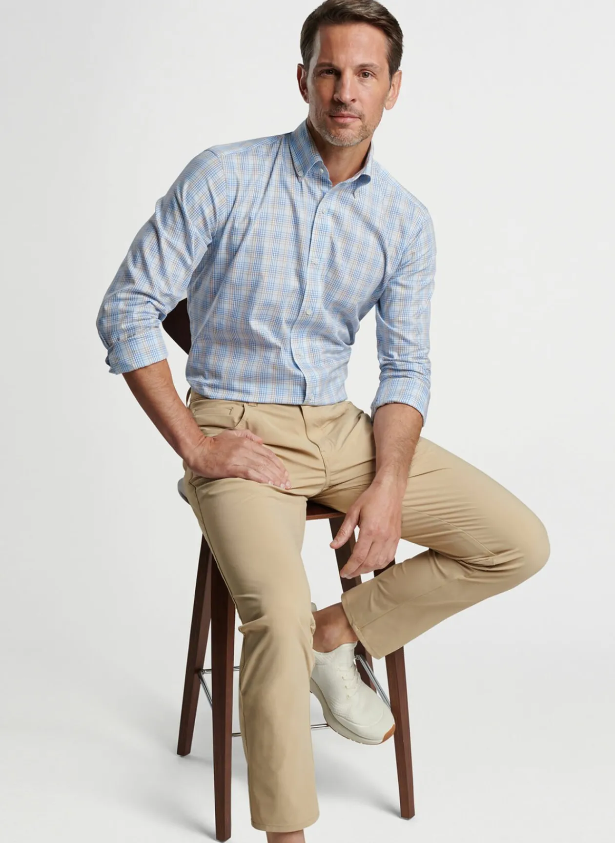 Peter Millar Sport Shirts|Milo Cotton Sport Shirt