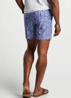 Peter Millar Swim Trunks|Mosaic Madness Swim Trunk