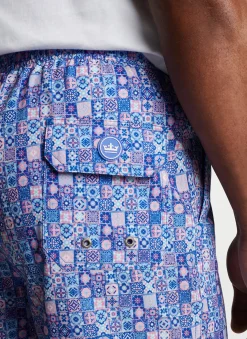 Peter Millar Swim Trunks|Mosaic Madness Swim Trunk
