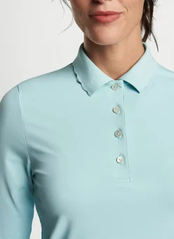 Peter Millar Polos & Shirts|Opal Long-Sleeve Stretch Jersey Polo