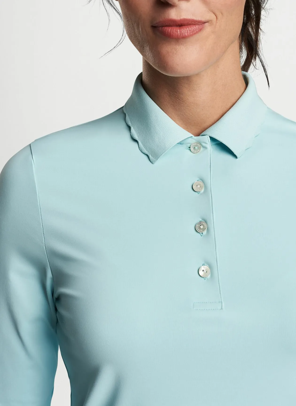 Peter Millar Polos & Shirts|Opal Long-Sleeve Stretch Jersey Polo