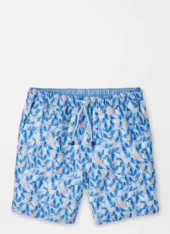 Peter Millar Swim Trunks|Parrot Talk Swim Trunk